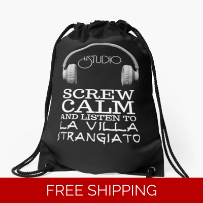 Le Studio Drawstring Bag Black La Villa